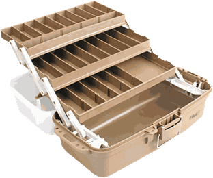 Relix three tray tackle box